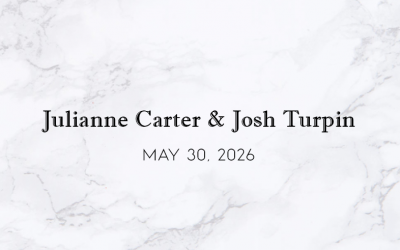Julianne Carter & Josh Turpin — May 30, 2026