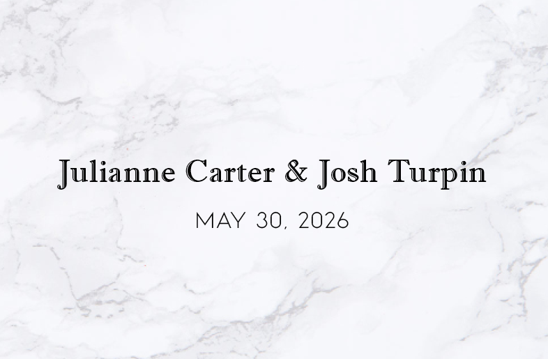 Julianne Carter & Josh Turpin — May 30, 2026