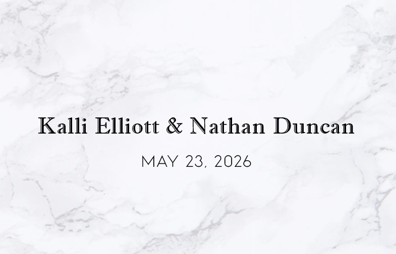 Kalli Elliott & Nathan Duncan — May 23, 2026