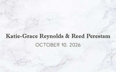 Katie-Grace Reynolds & Reed Perestam — October 10, 2026